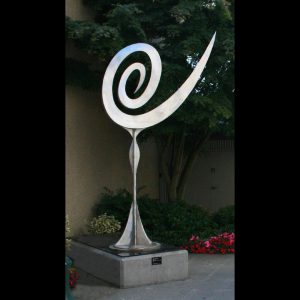 Spiral; Stainless Steel; 11'x4'x20"; $15,000 SOLD
