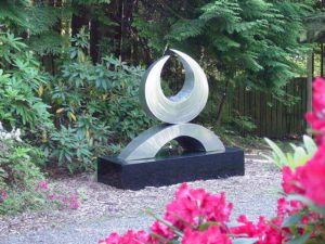 Spiral Fractal @ Big Rock Garden, Bellingham, WA; Collection of City of Bellingham - Purchase Award