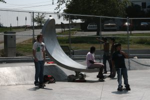 Neighborhood Skaters enjoying the Z Board