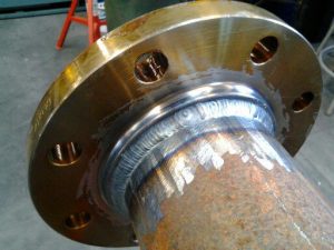 Pipe Flange TIG Weld by Don