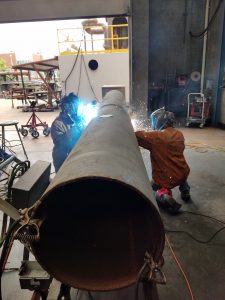 Welding Large Diameter Pipe