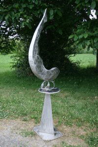Daphnis ; 2011; Stainless Steel; 89"x24"x16"; $5,600