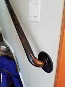 Heat-Treated Custom Steel Handrail
