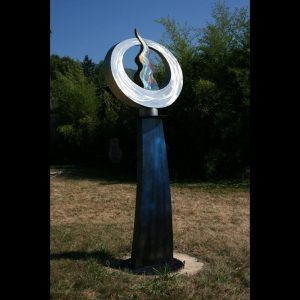 Blue Springs @ Matzke Gallery; Stainless Steel, Copper, Painted Steel; $6,500 - SOLD