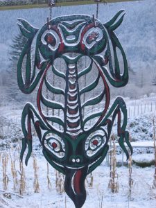 Frog Gate @ Applewood; Hand Painted Steel; 5'H x 3'W; - $750